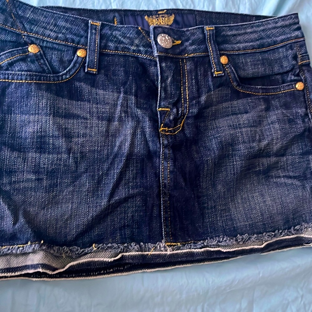 Rock and Republic Denim mini skirt